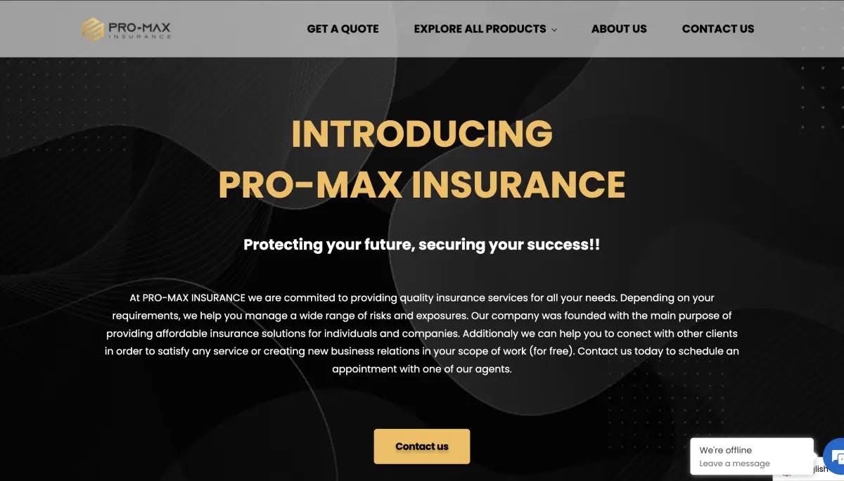 Pro Max Insurance